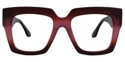Prakhya Square Red Glasses0