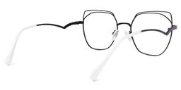 Lyth Geometric Purple-Black Glasses3