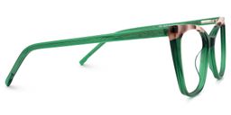Florine Cateye Green Glasses2