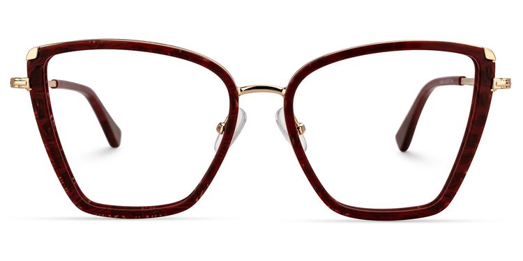Nilsa Cateye Red Glasses