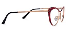 Ellen Cateye Red-Tortoise Glasses5