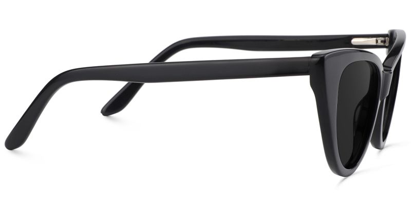 Marilyn Black Frame Sunglasses with Cat Eye Style | ZEELOOL CA3