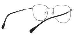 Navedo Square Black-Silver Glasses3
