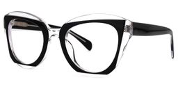 Karina Cateye Black Glasses1