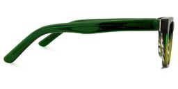 Dwight Square Dark Green Glasses3