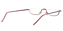 Tabitha Oval Red Reading Glasses5