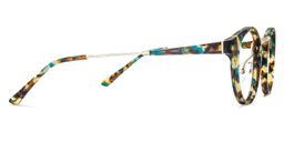 Ferris Round Green-Floral Glasses2