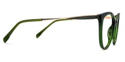 Frances Cateye Dark-Green Glasses3