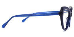 Fairie Cateye Blue Glasses3