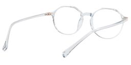 Lara Round White Glasses5