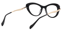 Beatty Cateye Black Glasses5