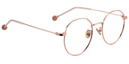 Susan Geometric Rose Gold Glasses 3