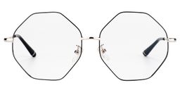 Annabelle Petaloid Silver Glasses0