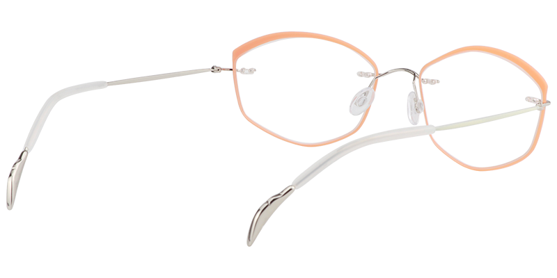 Oval Orange Glasses | Zeelool Eyewear5