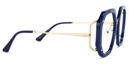 Mariah Geometric Dark-Blue Glasses3