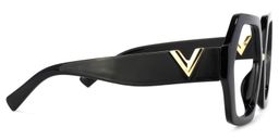 Mohammed Geometric Black Glasses3