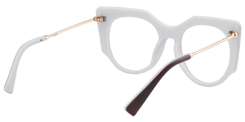 Cateye Gray Glasses | Zeelool Eyewears5