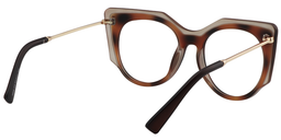 Evan Cateye Burnt Umber Glasses5