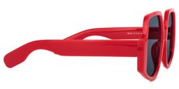 Melissa Geometric Red Sunglasses3