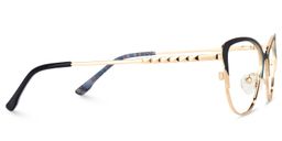 Donald Cat Eye Dark-Blue Glasses3