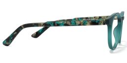 Fowler Round Dark-Green Glasses3