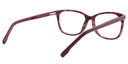 Belinda Rectangle Red Floral Glasses5