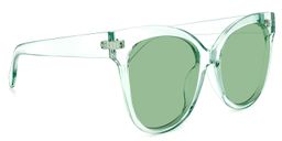 Mario Cateye Green Sunglasses2
