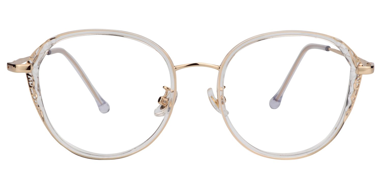 Round White Glasses | Zeelool Glasses0
