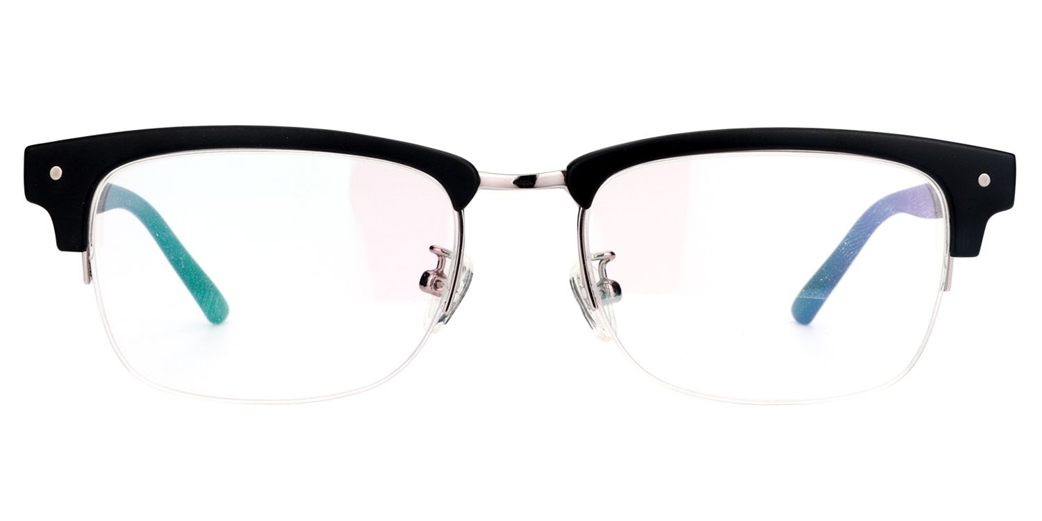 Rectangle Black Glasses | Zeelool Glasses0