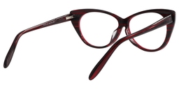 Bonnie Cat Eye Red Glasses5