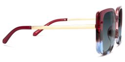 Nancy Square Red Sunglasses3