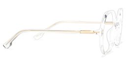 Noelle Geometric Clear Glasses3