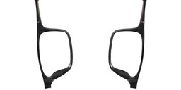 Sally Rectangle Black Reading Glasses4