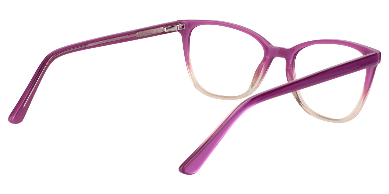 Cateye Purple Eyeglasses | Zeelool Eyeglass Frames5
