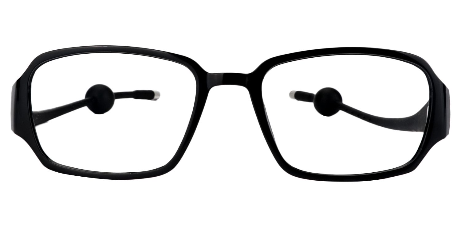 Rectangle Black Glasses | Zeelool Glasses0