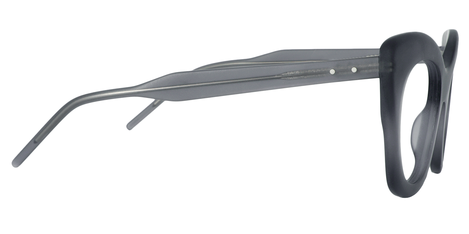 Cat-eye Gray Glasses | Zeelool Glasses4
