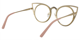 Baird Cat-eye Gold Glasses5