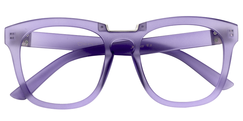 Rectangle Purple Glasses | Zeelool Eyeglasses Online1
