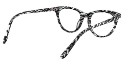 Agate Oval Black-White Glasses5