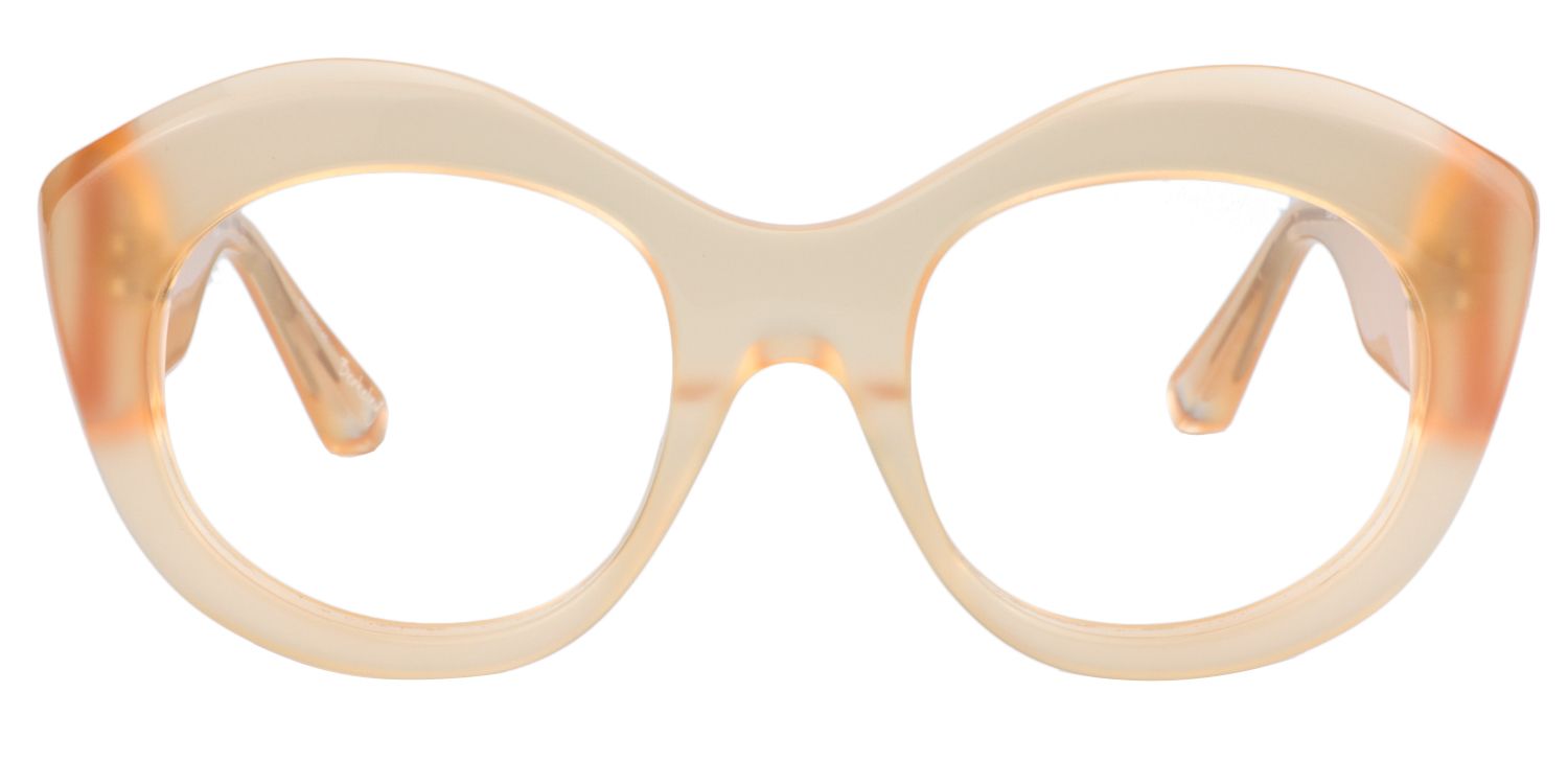 Cat eye Beige Glasses | Zeelool Glasses0