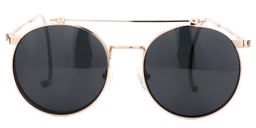 Bertie Aviator Gold Glasses0
