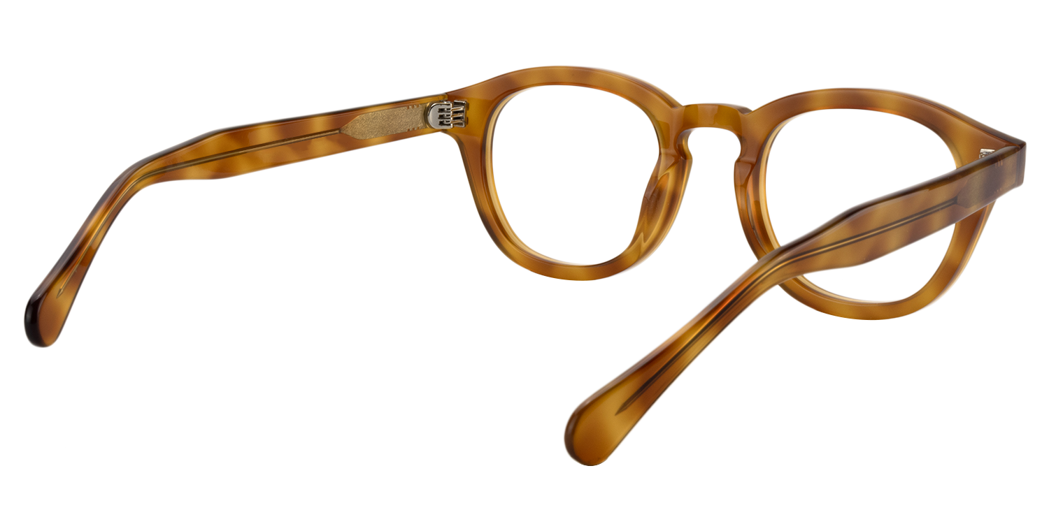 Round Light Brown Glasses | Zeelool Glasses5