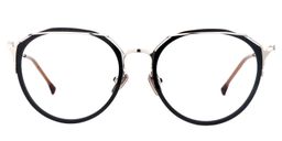 Bennett Round Black Glasses0