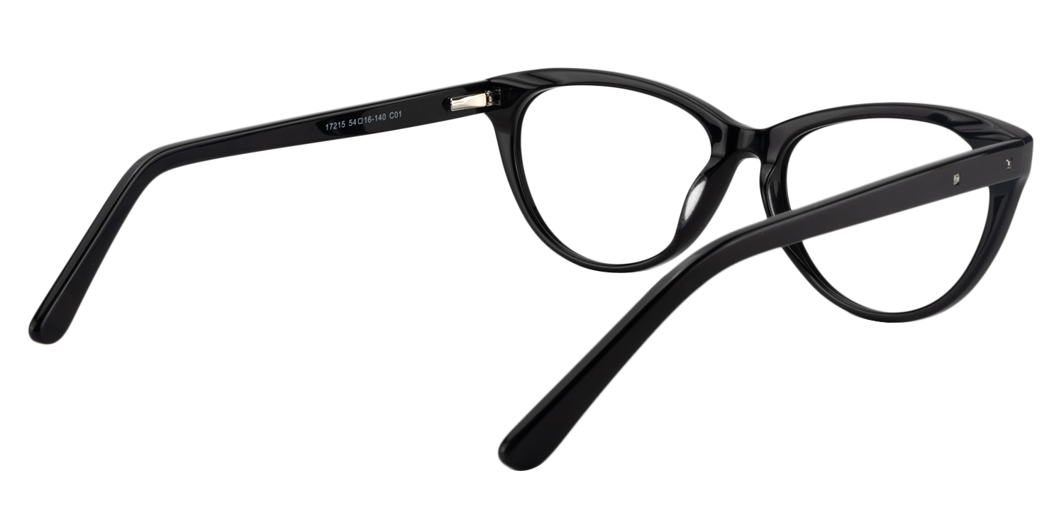 Cat eye Black Glasses | Zeelool Glasses5