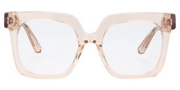 Emily Square Beige Glasses0