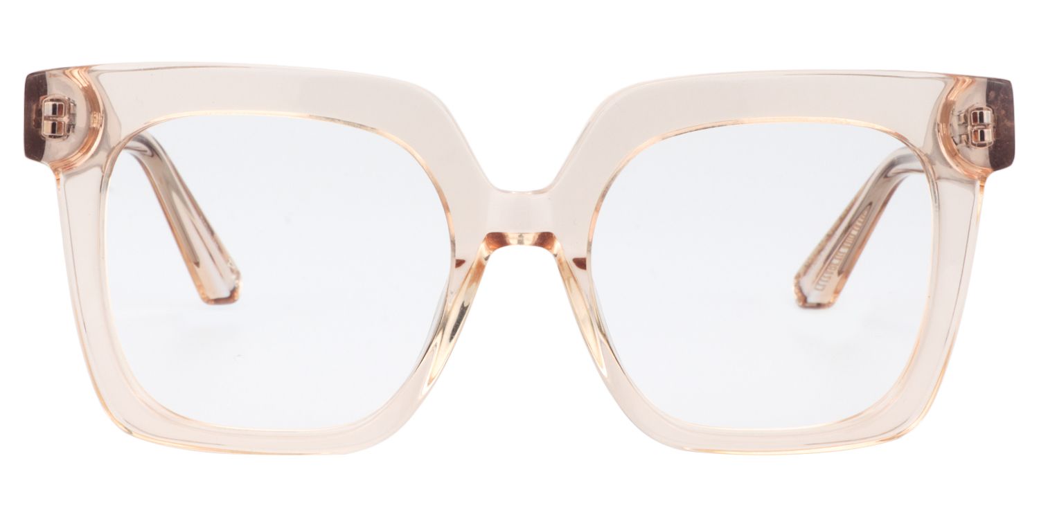 Square Beige Glasses | Zeelool Glasses0