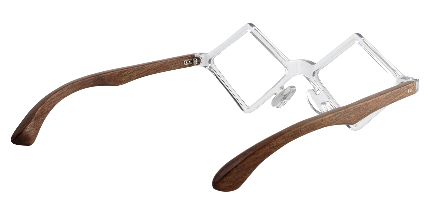 Geometric Clear Glasses | Zeelool Glasses5