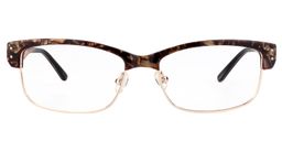 Berton Browline Brown Glasses0