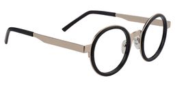 Wendy Round Black Glasses4