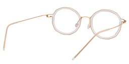 Angus Geometric Clear Glasses 3